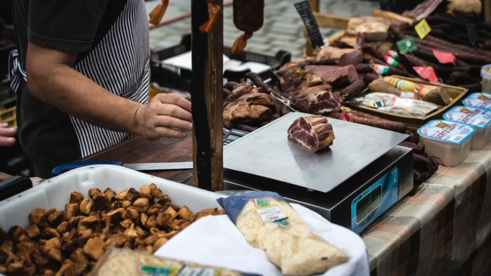Frische Zutaten vom Markt